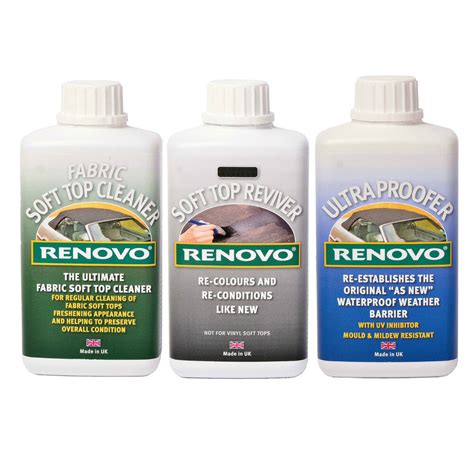 renovo soft top canvas cleaner test|soft top cleaner and protectant.